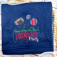 Embroidered Sports Personalized Heirloom Quilt in Navy Blue - Football, Golf, Baseball