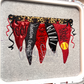 Hanging Pennants Bean Applique Machine Embroidery Design