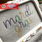 Mardi Gras Beads Machine Embroidery Design