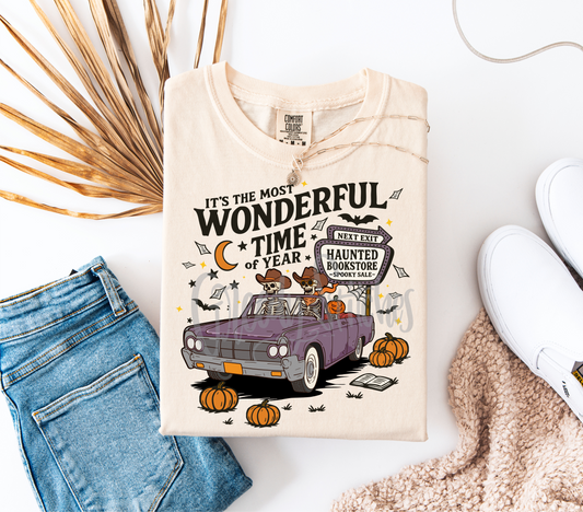 It's the Most Wonderful Time of Year Halloween Book Sale DTF Transfer
