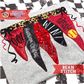 Hanging Pennants Bean Applique Machine Embroidery Design