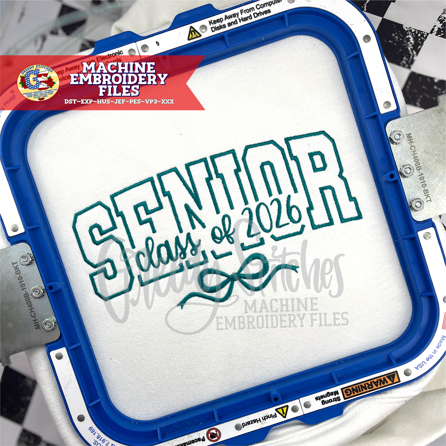 Senior Class of 2026 Machine Embroidery Design