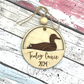 Duck Personalized Wood Ornament