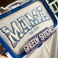 Mama Arched Varsity Satin Stitch Applique Machine Embroidery