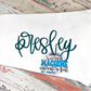 Presley Machine Embroidery Font - 5 Sizes