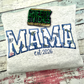 Mama Arched Varsity Satin Stitch Applique Machine Embroidery