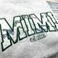 Mimi Arched Varsity Satin Stitch Applique Machine Embroidery Design