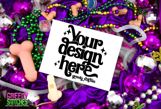 Mardi Gras White T Mockup Bundle - 60 JPG