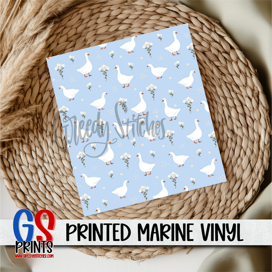 Blue Cottage Goose Marine Vinyl
