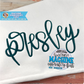 Presley Machine Embroidery Font - 5 Sizes