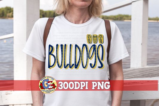 SMS Bulldogs PNG for Sublimation