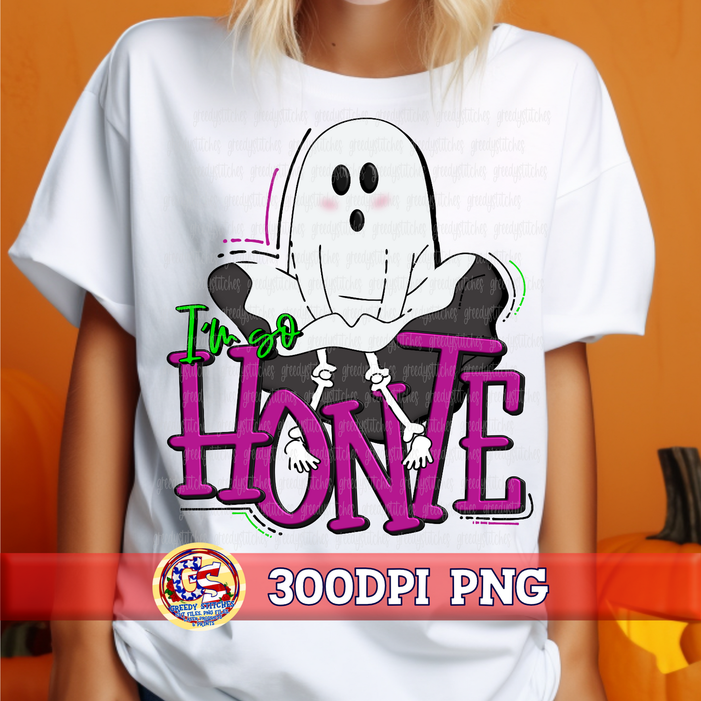 I'm So Honte PNG - Cajun Halloween PNG