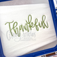 Thankful Machine Embroidery Design