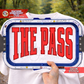 The Pass Varsity Bottom Arch Satin Stitch Applique PES DST HUS JEF EXP VP3 XXX