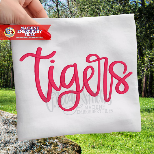 Tigers Machine Embroidery Design
