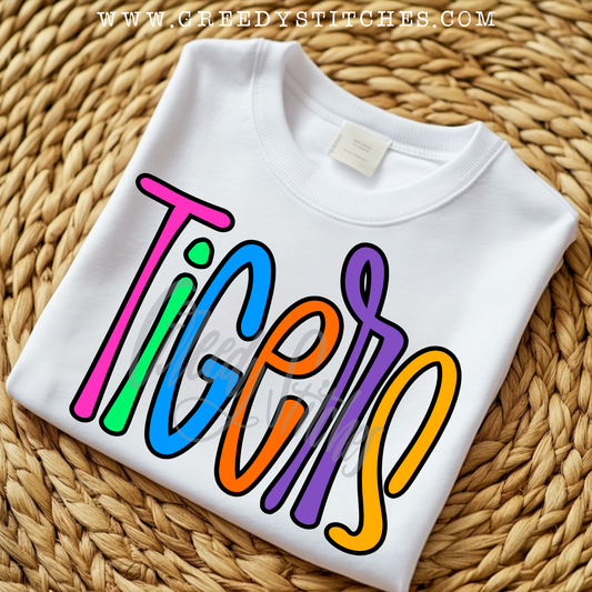 Neon Tigers Transfer