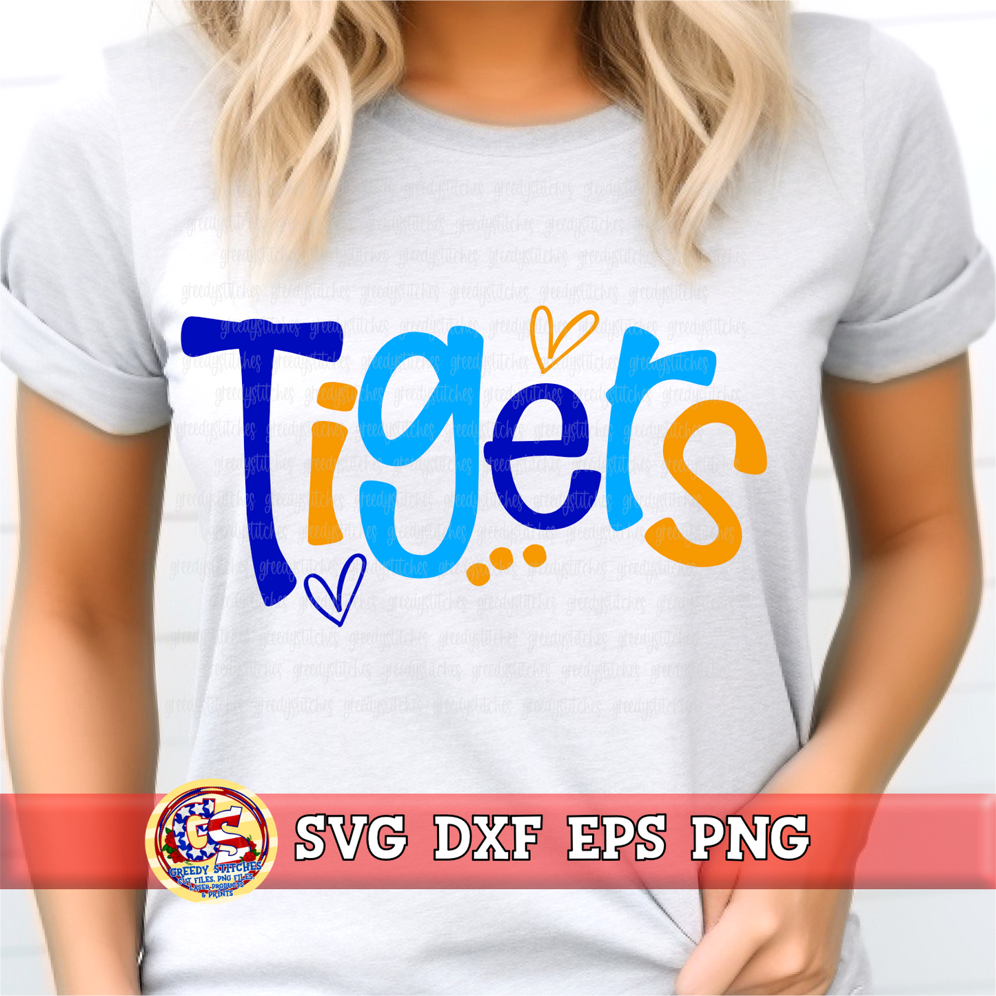 Tigers SVG DXF EPS PNG