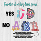 DIY Ruffles & Pearls Alpha & Number Pack PNG