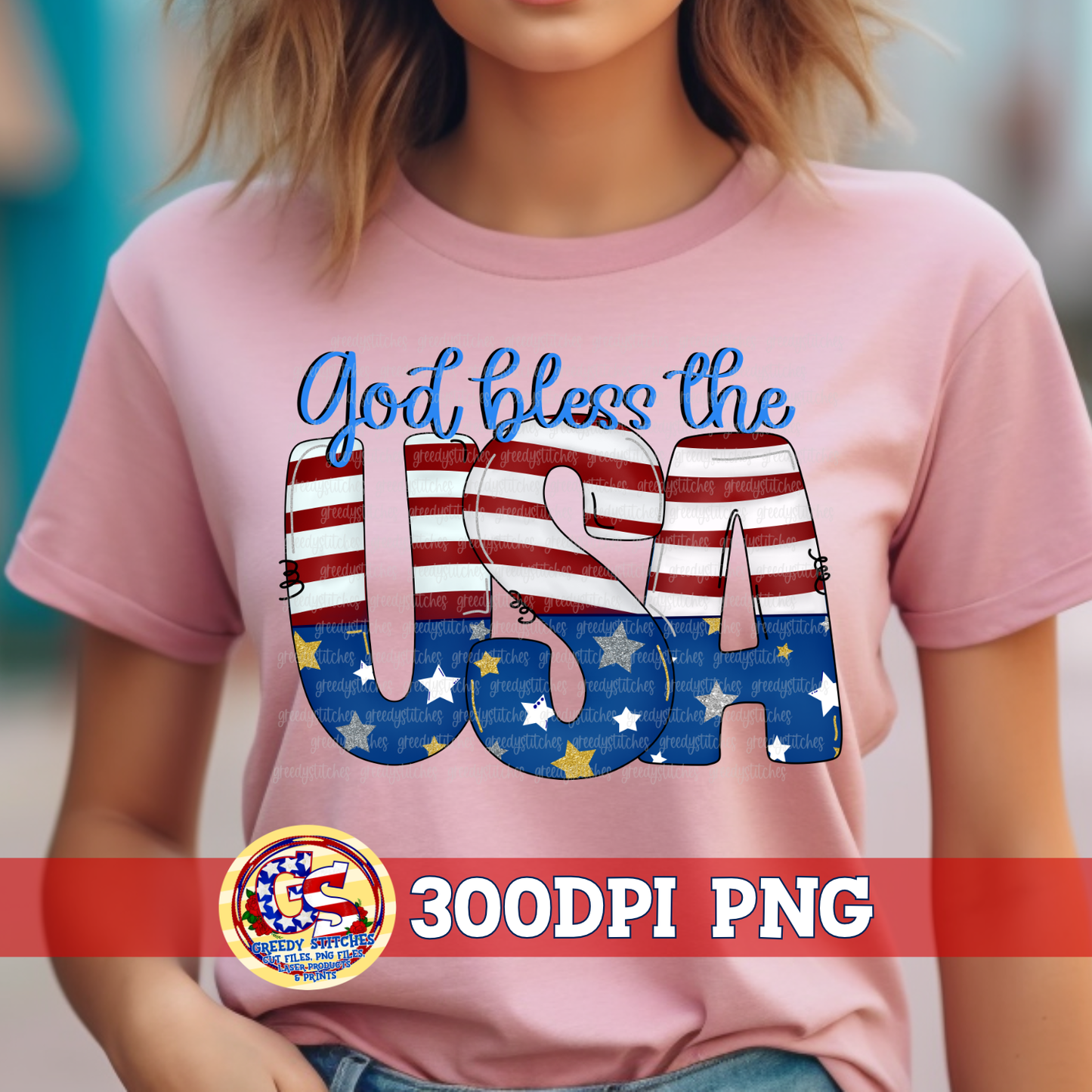 God Bless the USA PNG