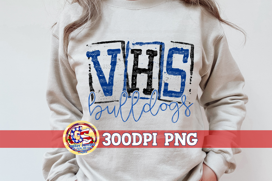 Vancleave High School Bulldogs Stamp PNG for Sublimation
