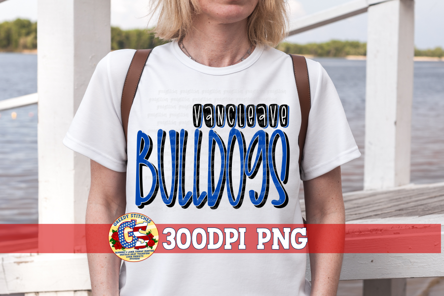 Vancleave Bulldogs PNG for Sublimation