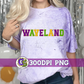 Waveland Mardi Gras Faux Chenille PNG