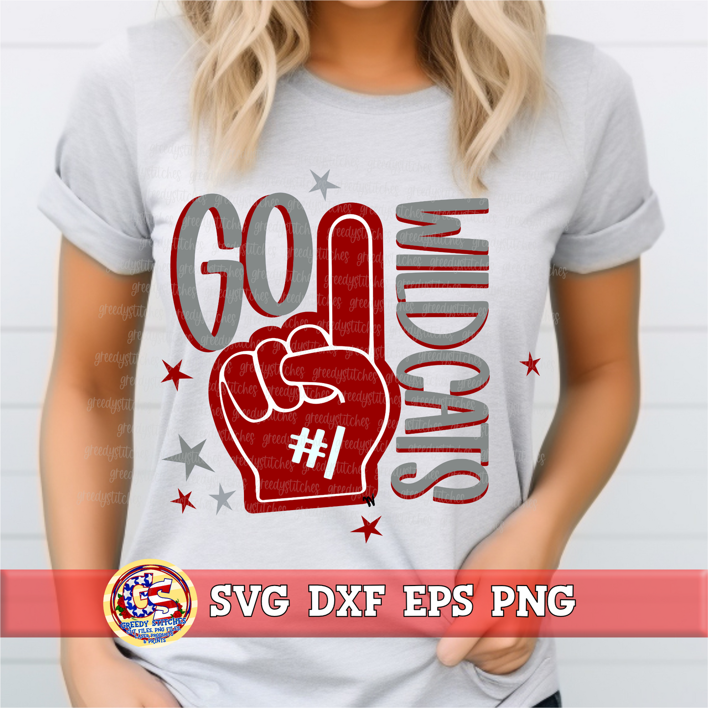Go Wildcats Foamie SVG DXF EPS PNG