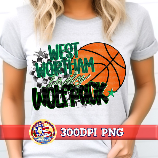 West Wortham Lady Wolfpack Basketball PNG