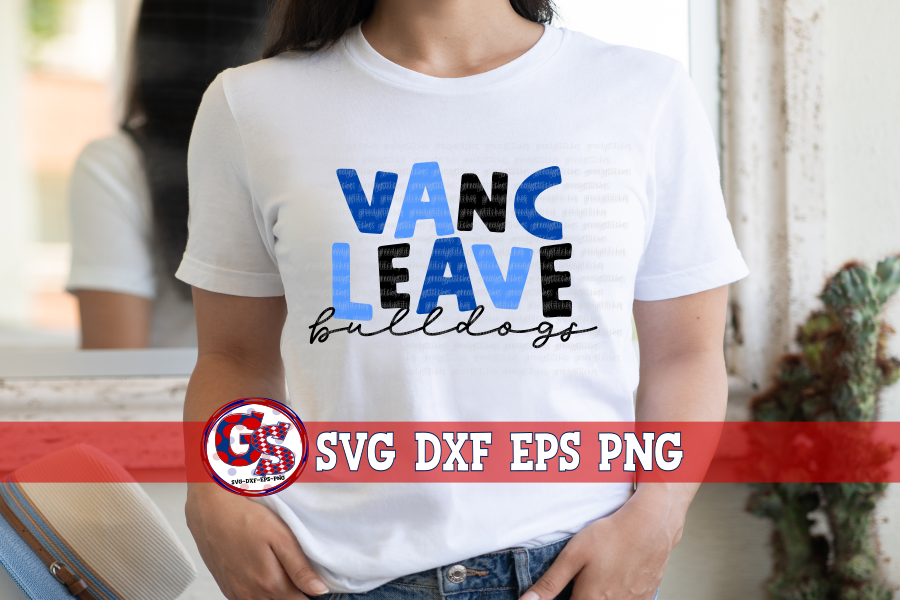 Vancleave Bulldogs SVG DXF EPS PNG