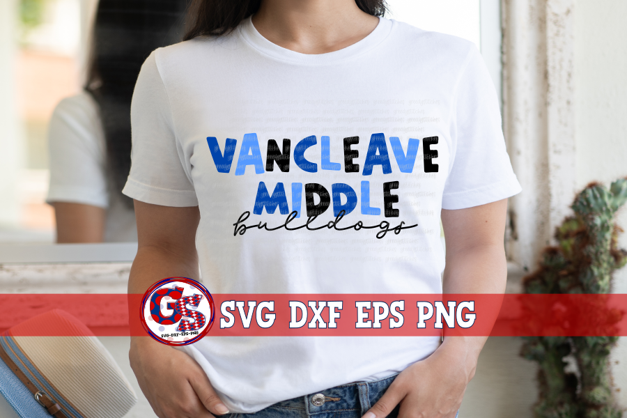 Vancleave Middle Bulldogs SVG DXF EPS PNG