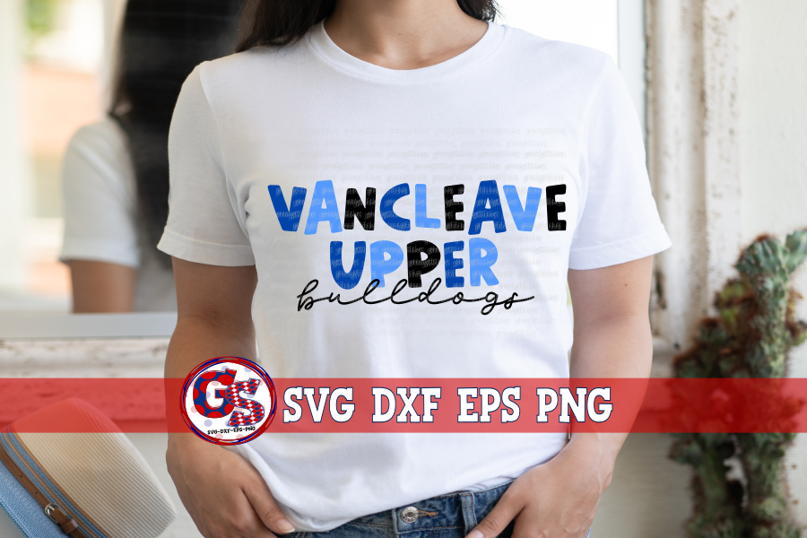 Vancleave Upper Bulldogs SVG DXF EPS PNG