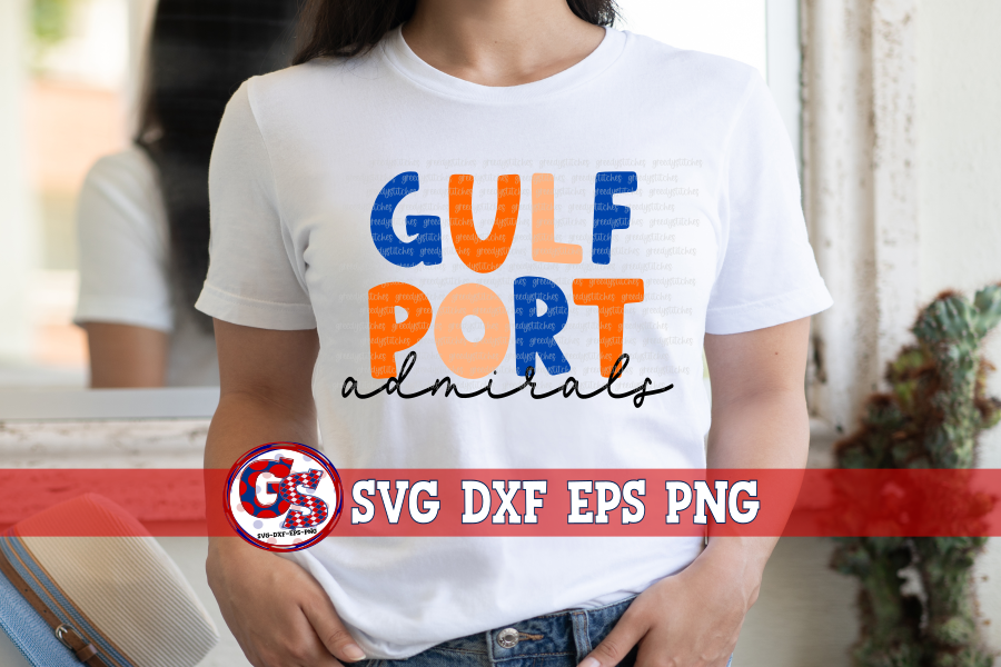 Gulfport Admirals SVG DXF EPS PNG