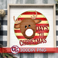 Santa Tray and Christmas Countdown Bundle PNG for Sublimation