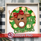 Santa Tray and Christmas Countdown Bundle PNG for Sublimation