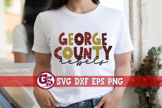 George County Rebels SVG DXF EPS PNG