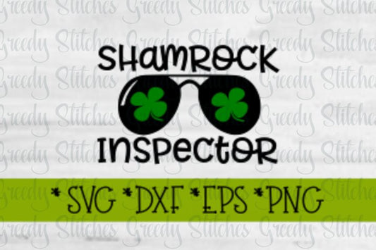 Shamrock Inspector SVG DXF EPS PNG