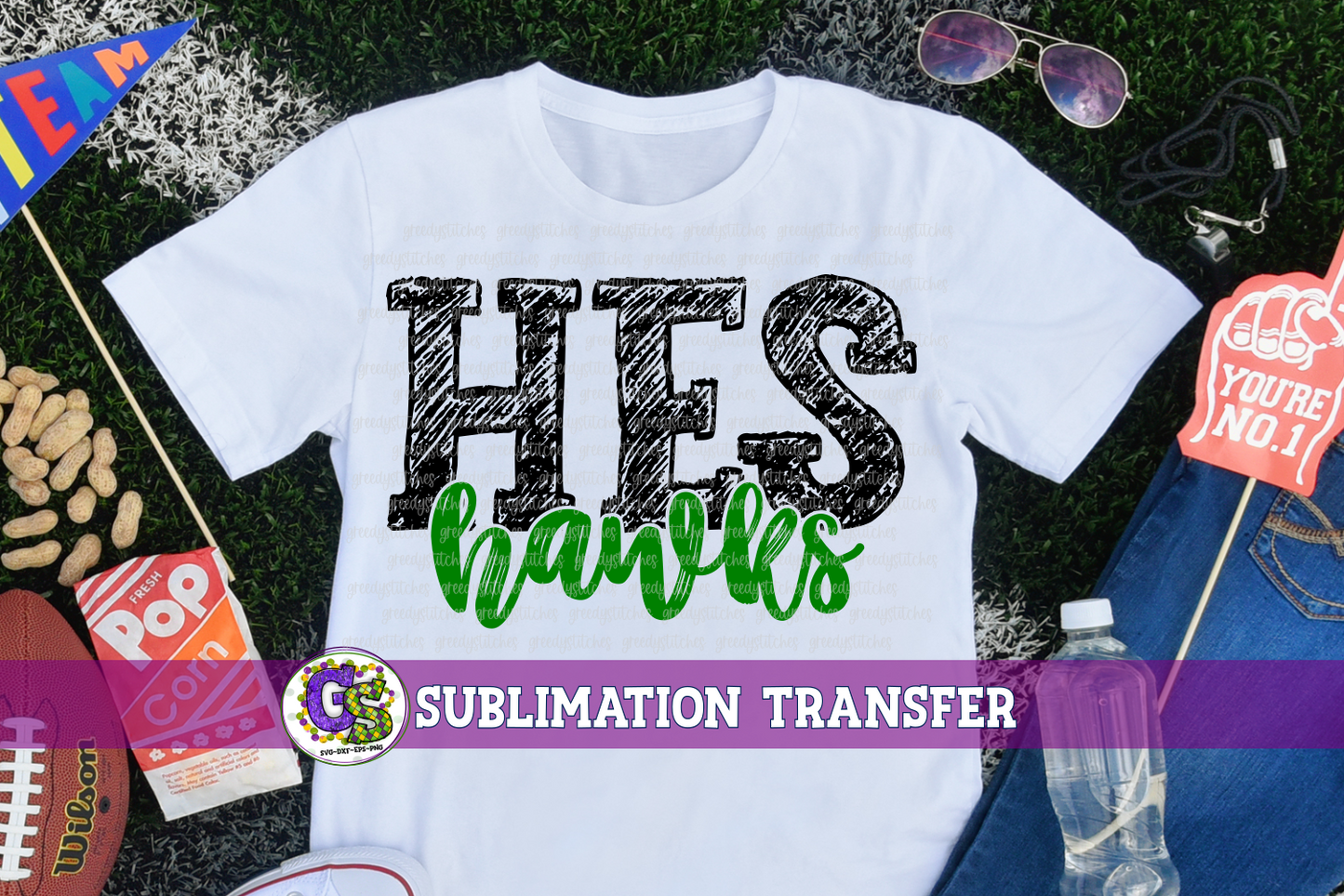 HES Hawks Sublimation Transfer