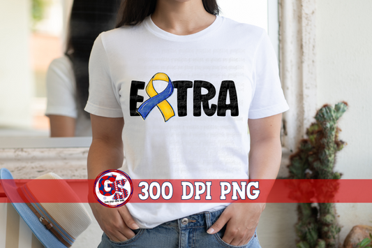 Down Syndrome Extra PNG For Sublimation