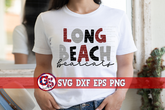 Long Beach Bearcats SVG DXF EPS PNG