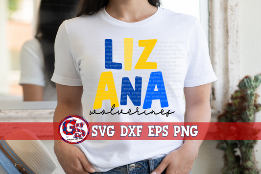 Lizana Wolverines SVG DXF EPS PNG