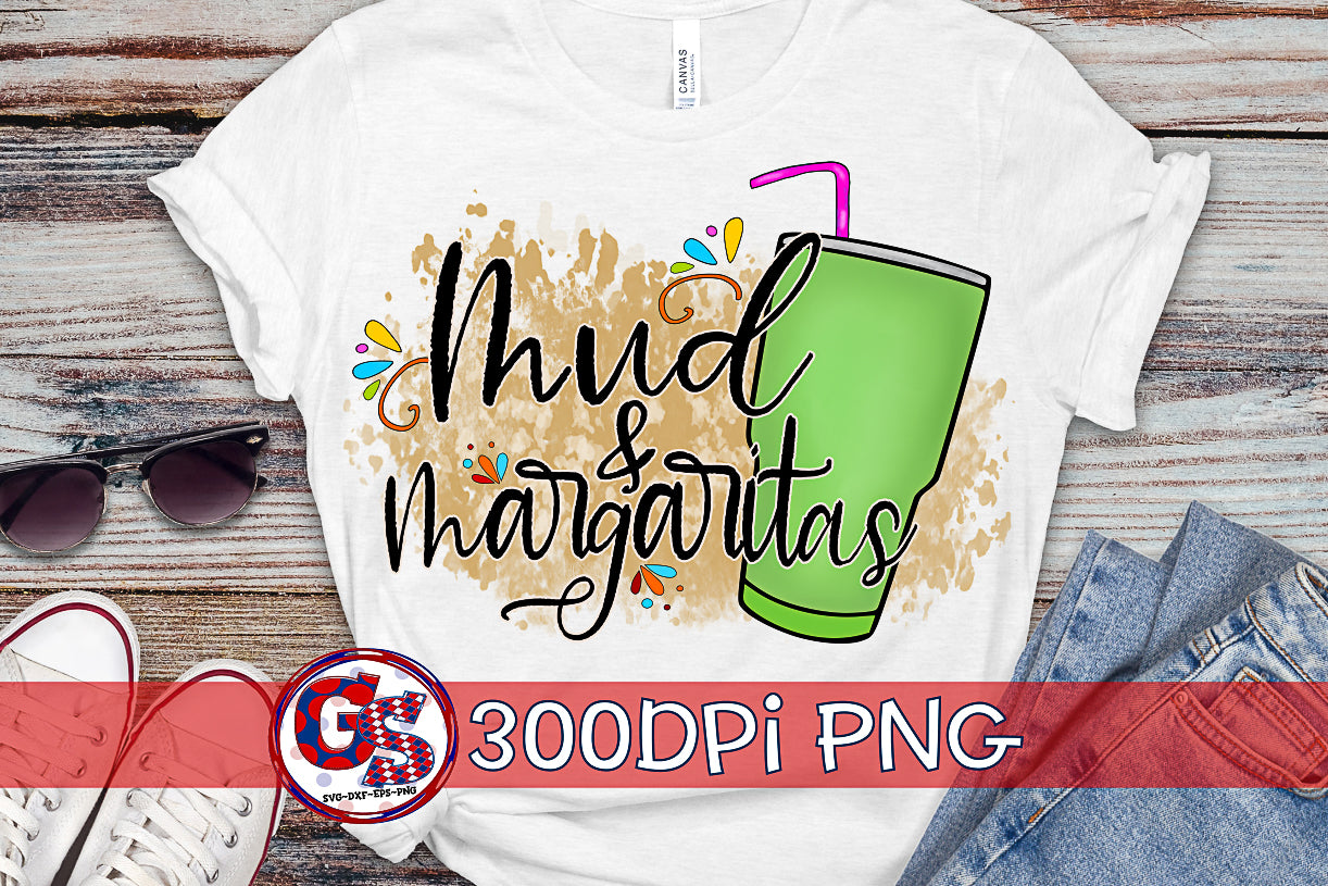 Mud & Margaritas PNG for Sublimation