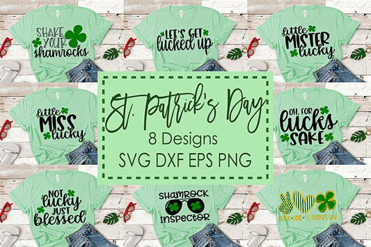 St. Patrick's Day Bundle SVG DXF EPS PNG