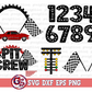 Birthday Drag Racing Bundle SVG DXF EPS PNG