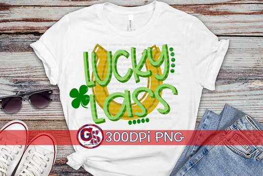 Lucky Lass PNG Sublimation