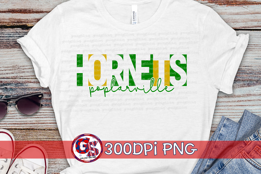 Poplarville Hornets PNG Bundle for Sublimation