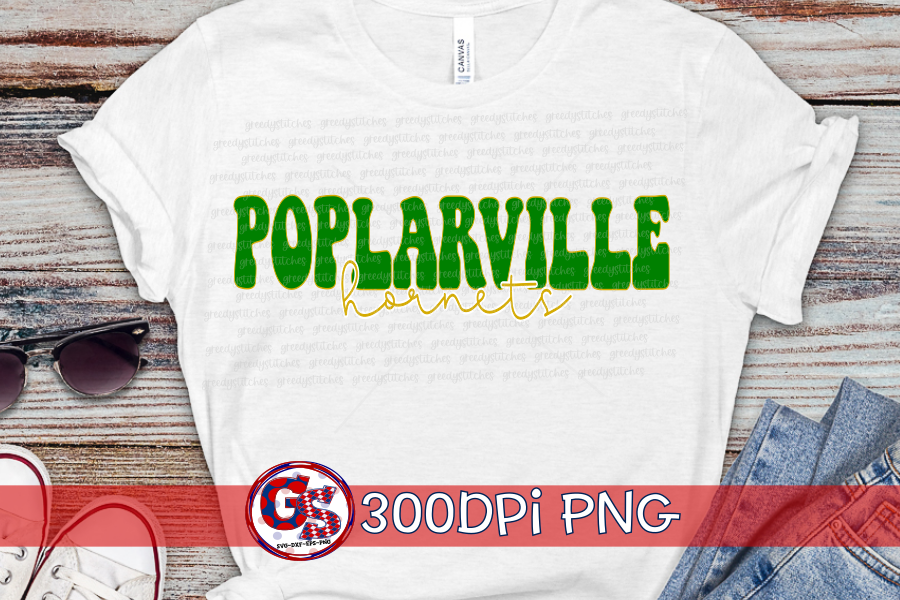 Poplarville Hornets PNG Bundle for Sublimation