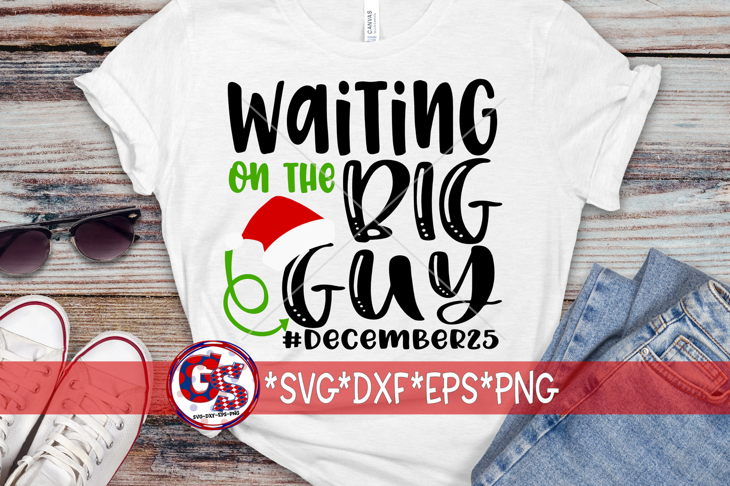 Waiting On The Big Guy SVG DXF EPS PNG