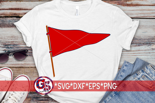 Single Pennant SVG DXF EPS PNG
