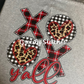 Valentine's Day XO OX Y'all Plaid ADULT Screen Print Transfer
