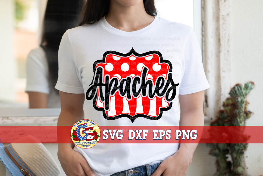 Apaches Frame SVG DXF EPS PNG